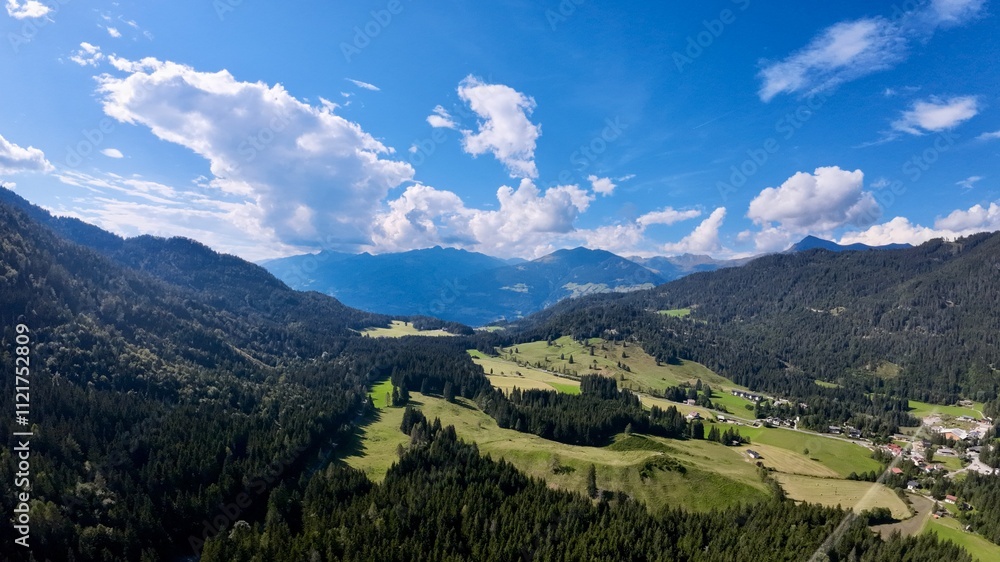 Obraz premium landscape with sky and clouds