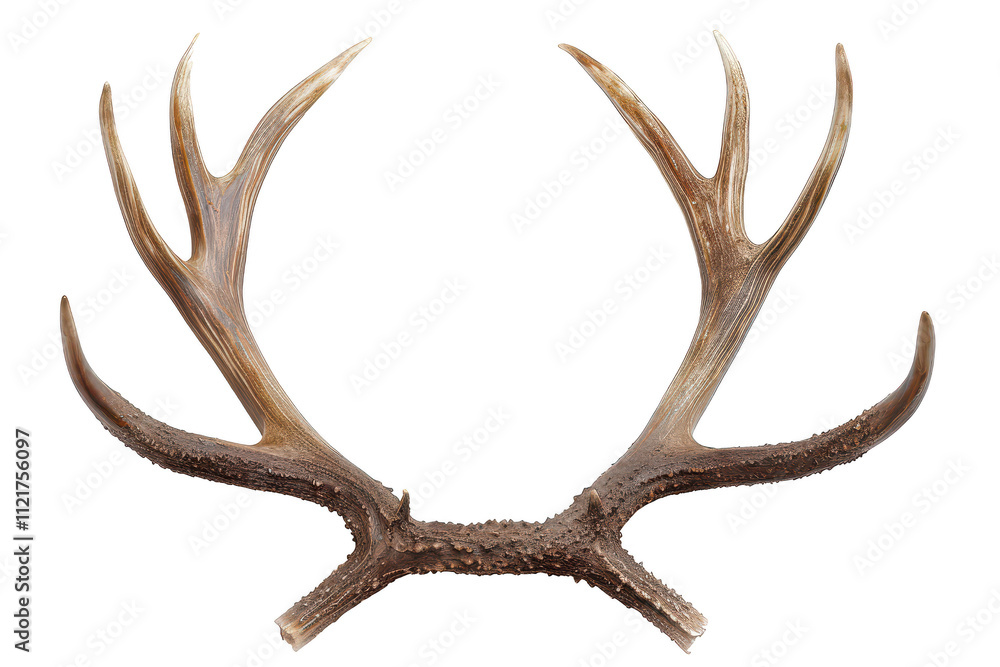 Deer antlers on isolated background Deer antlers on isolated background