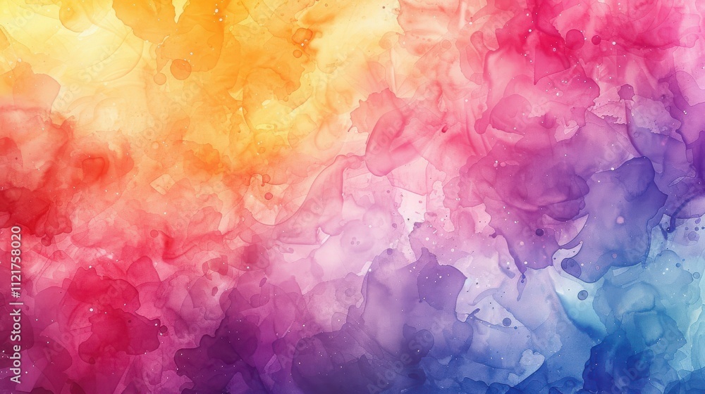 Abstract Colorful Ink Wash Painting Design Abstract Colorful Ink Wash Painting Design