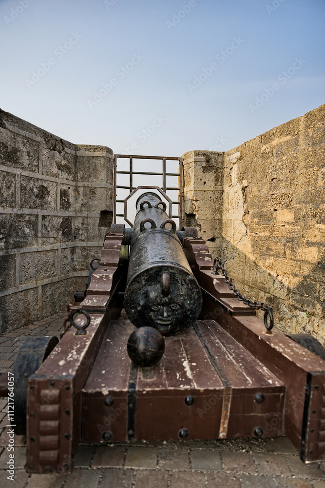 Architecture and History at Diu Fort, Gujarat