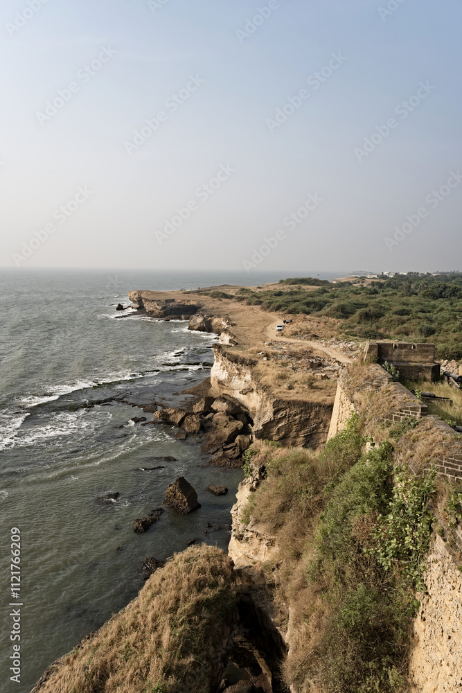 Architecture and History at Diu Fort, Gujarat