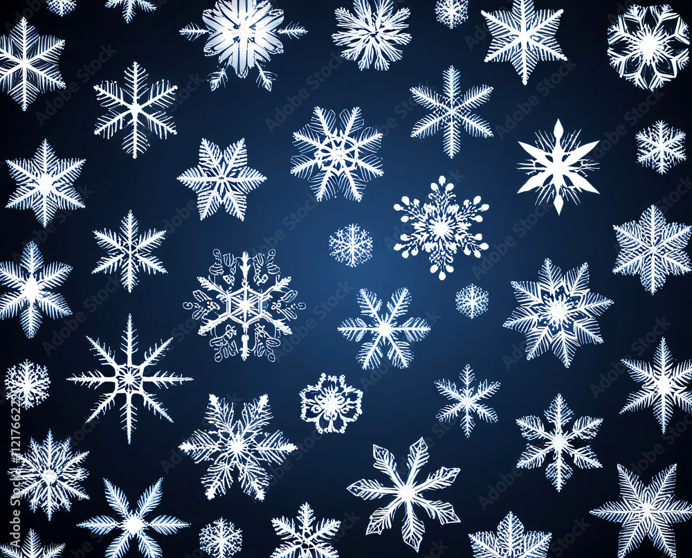 Snowflake background Snowflake background