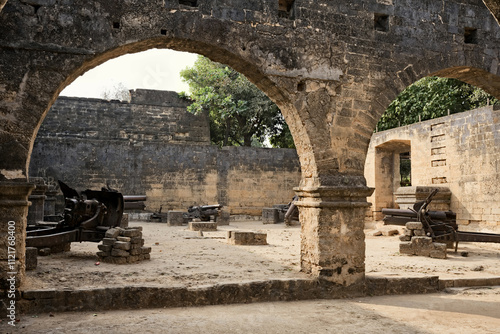 Obraz na płótnie Architecture and History at Diu Fort, Gujarat w salonie