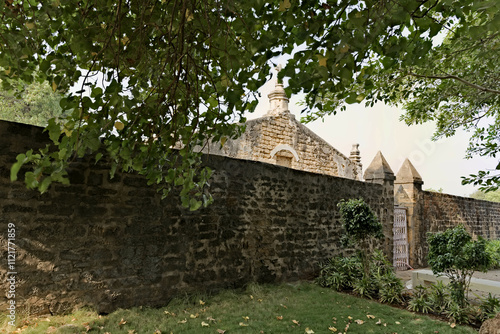 Obraz na płótnie Architecture and History at Diu Fort, Gujarat w salonie