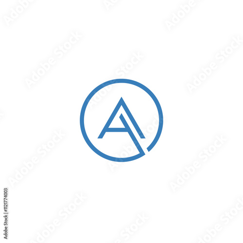 logo icon aa MONOGRAM BLUE