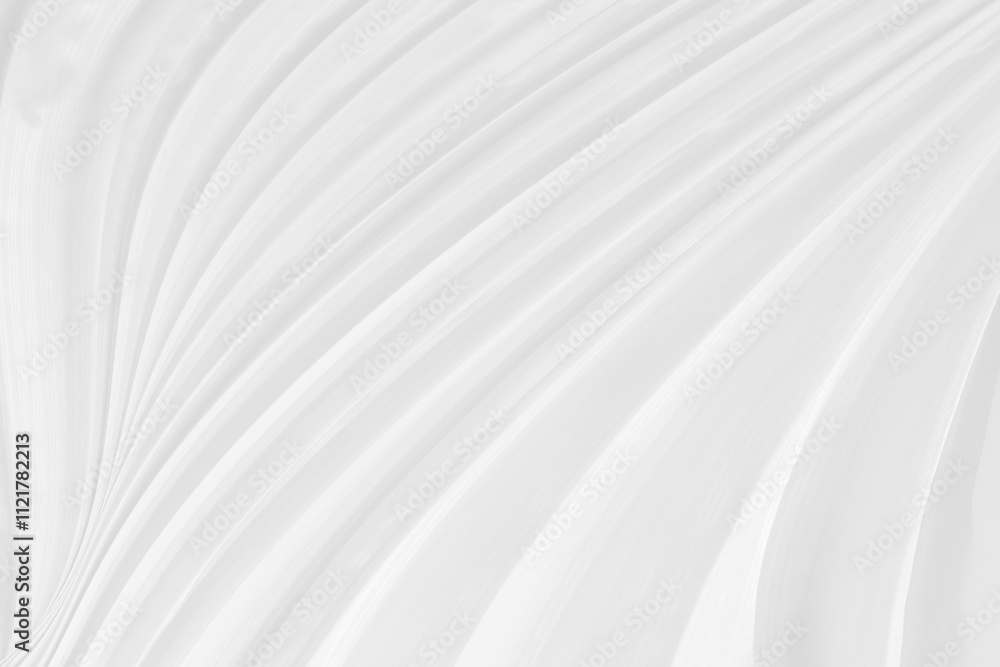 Fototapeta premium beauty textile soft and clean fabric white and gray abstract smooth curve shape decorate fashion background