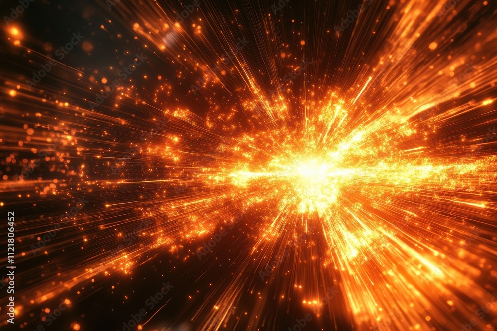 Explosive energy burst cosmic space digital art abstract environment close-up view motion concept for visual impact Explosive energy burst cosmic space digital art abstract environment close-up view motion concept for visual impact