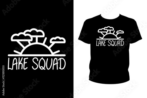 Lake squad - art files for Cricut and Silhouette. You can edit it with Adobe Illustrator.