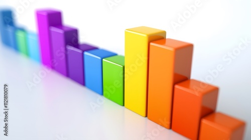 A bar graph with segmented sections highlighted in vibrant colors, indicating different categories. Free Download A bar graph with segmented sections highlighted in vibrant colors, indicating different categories. - GFXLoad