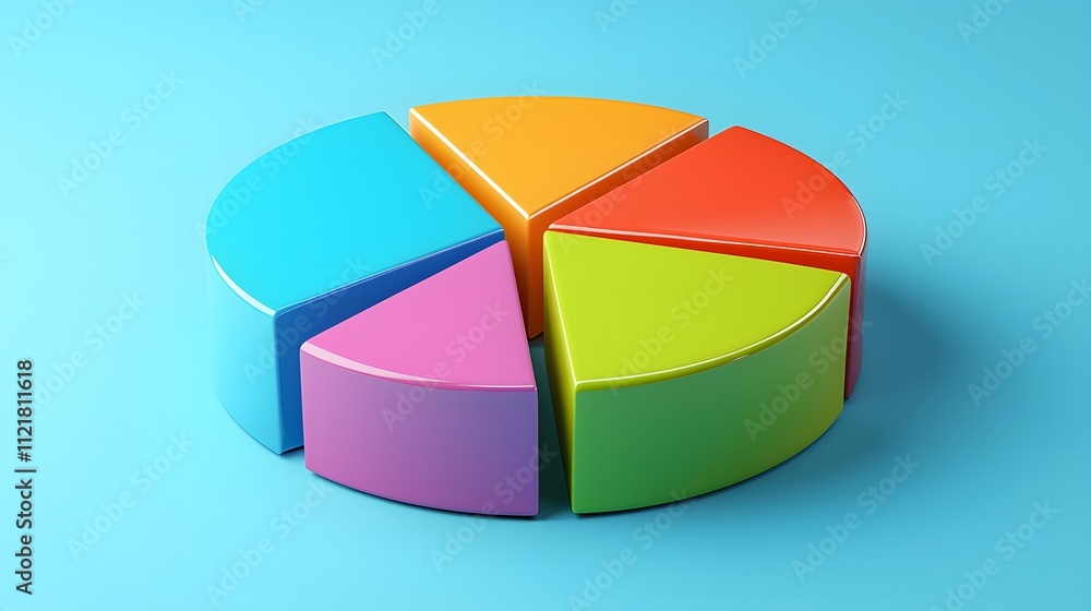 A segmented pie chart with vibrant colors, symbolizing the concept of classification. A segmented pie chart with vibrant colors, symbolizing the concept of classification.