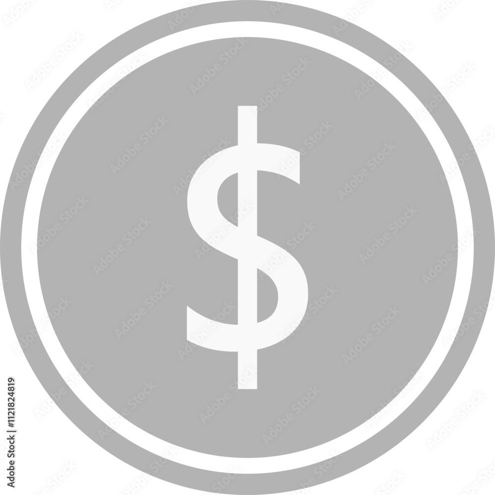 dollar money icon with a different color dollar money icon with a different color