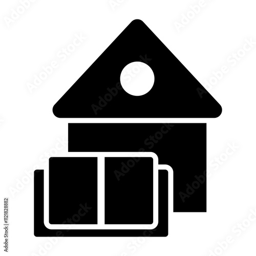Homeschooling Vector Line Icon Design