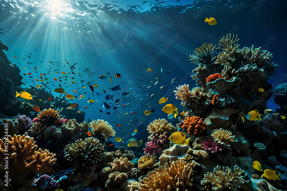 Fototapeta premium Beautiful nature background, Beautiful nature ai images, Beautiful nature background 4k