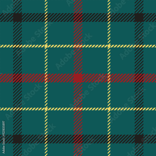 green plaid pattern seamless background
