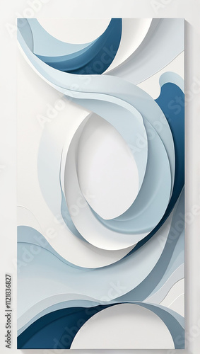 abstract blue wave background