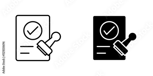 Approved document icons for app and websites.