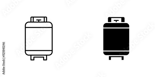 Gas cylinders icons for app and websites.