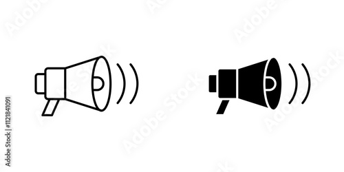 Loud Speaker icons for app and websites.