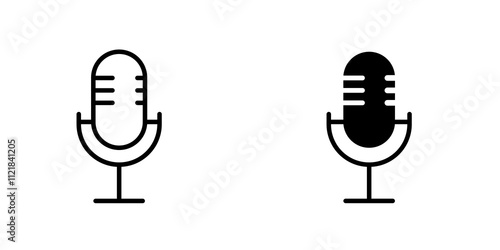 Microphone icons for app and websites.