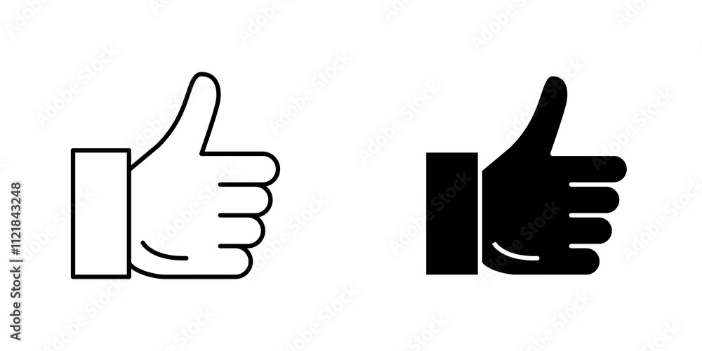 thumbs up icons for app and websites. thumbs up icons for app and websites.