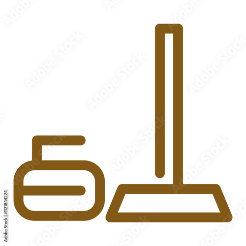 Curling Icon Design