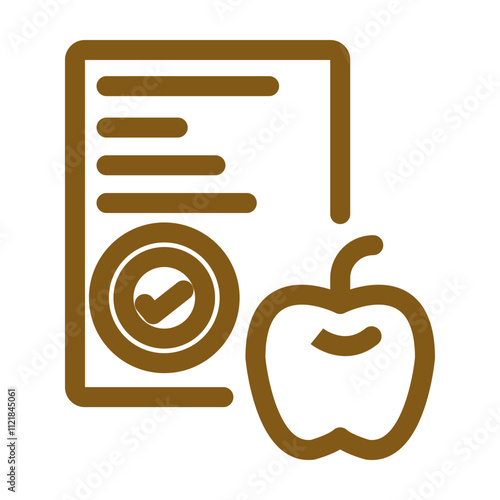 Balanced Diet Icon Design