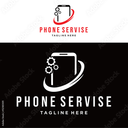Telephone Service logo design concept vector, telephone repair logo template, Logo symbol icon