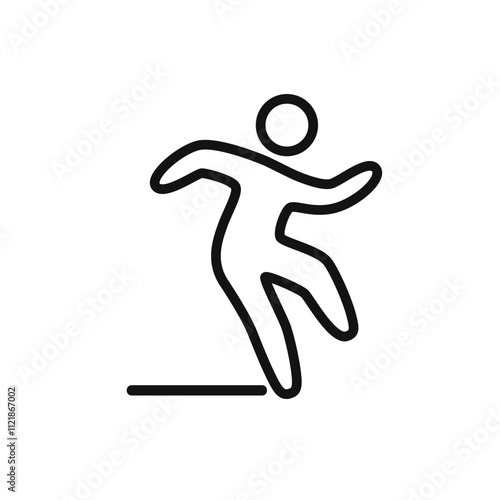 Slippery floor sign	