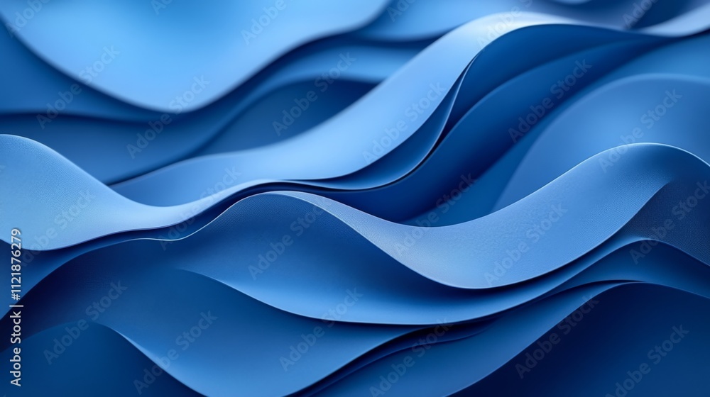 Blue Abstract Waves Blue Abstract Waves