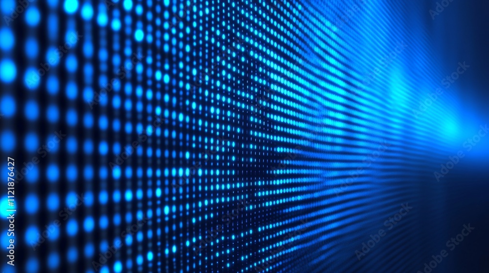 Abstract Blue Digital Light Pattern Abstract Blue Digital Light Pattern