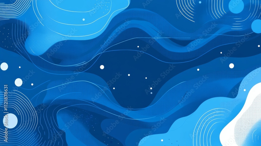 Abstract Blue Waves Abstract Blue Waves