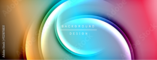 Gradient and shadow wave line geometric background. Vector Illustration For Wallpaper, Banner, Background, Card, Book Illustration, landing page