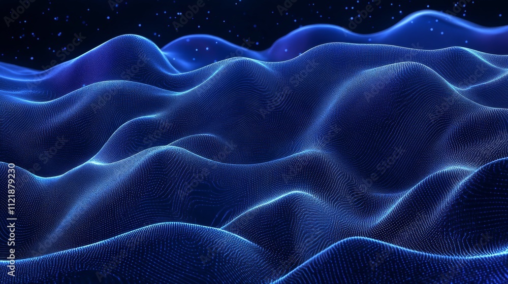 Obraz premium Abstract Digital Waves