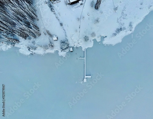 frozen lake