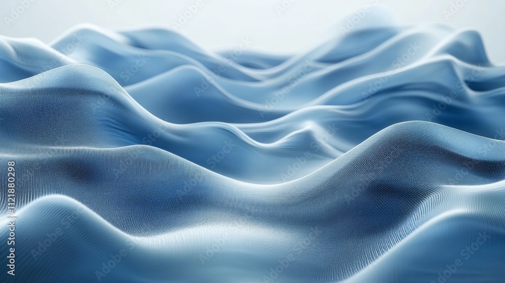 Obraz premium Abstract Wavy Fabric Texture