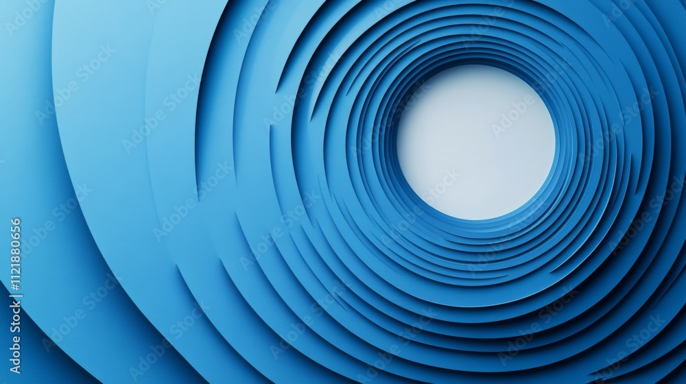 Abstract Blue Circular Pattern Abstract Blue Circular Pattern