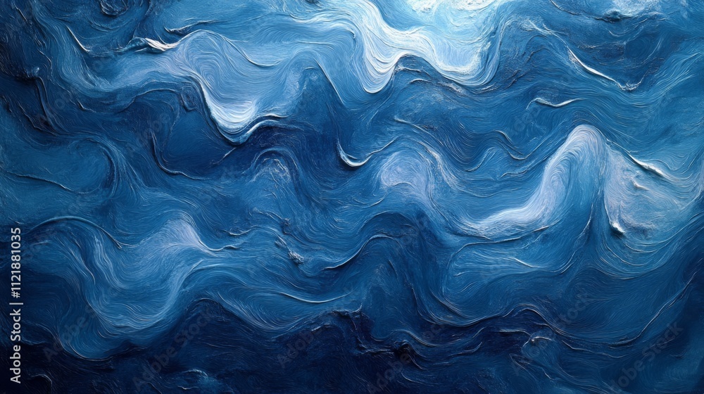 Ethereal Blue Abstract Art Ethereal Blue Abstract Art