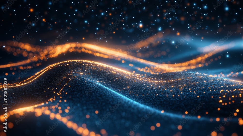 Fototapeta premium Dynamic Abstract Waves