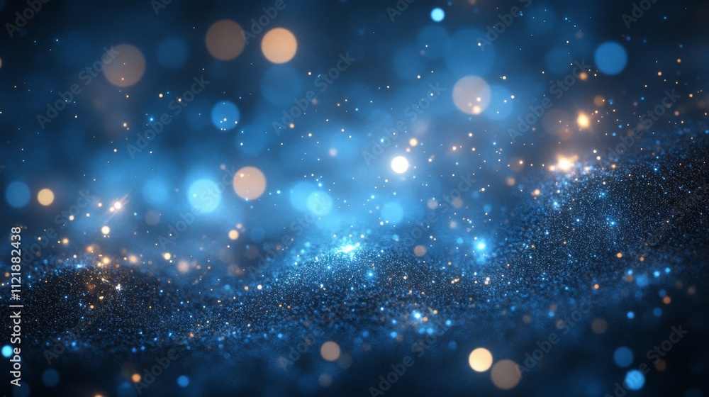 Abstract Sparkling Blue Background Abstract Sparkling Blue Background