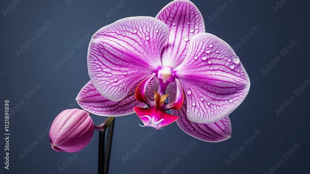 Fototapeta premium A photo of a single orchid flower