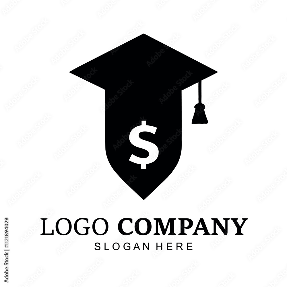 Scholarship logo concept design, student education hat with money logo design template. Student Support with Money. Charity and Donation Concept Icon Scholarship logo concept design, student education hat with money logo design template. Student Support with Money. Charity and Donation Concept Icon