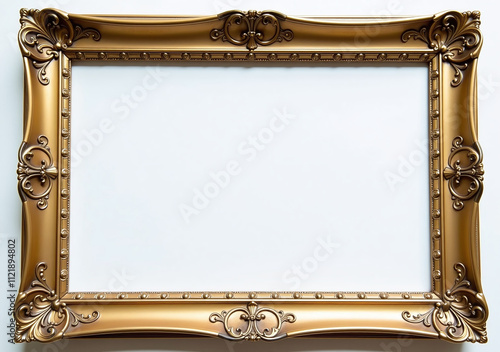 gold frame intricate details perfect upscale designs requiring elegance sophistication