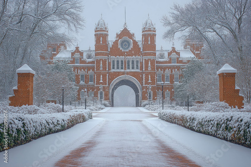 College In Winter