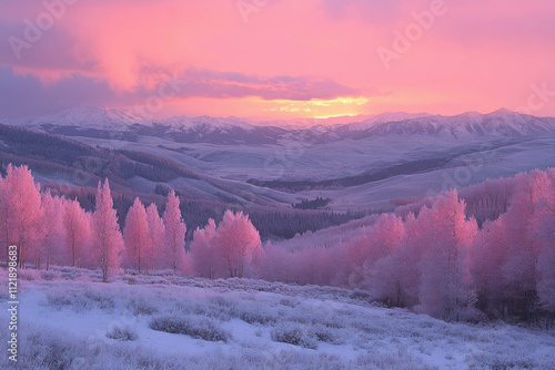 Colorado Mountains In Winter