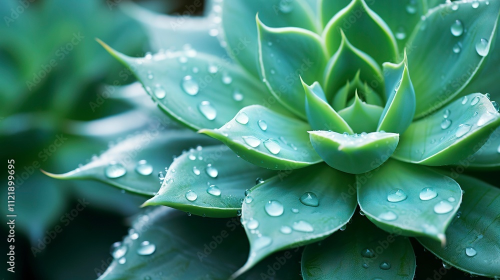Obraz premium A photo of a succulent leaf close-up