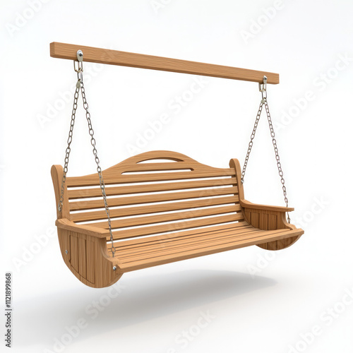 Garden Swing Isolated