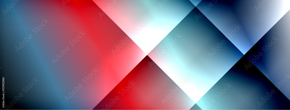 Obraz premium Light shadow lines dynamic gradient background