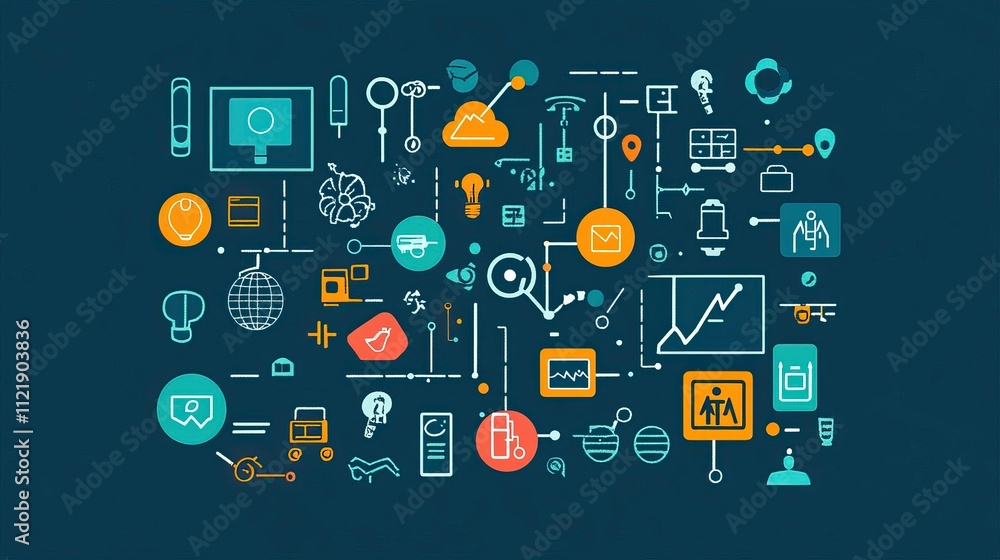 Unity and Accessibility Icons for All Vector Art, Accessible World for All 
