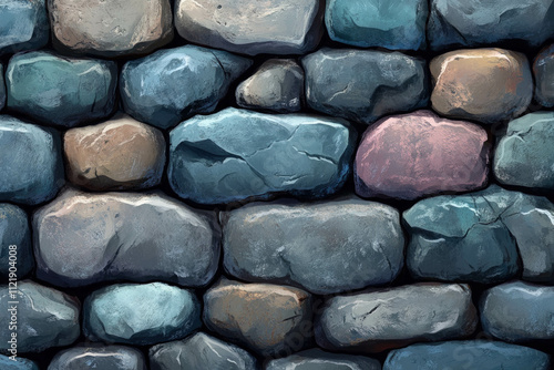 Stone Background Vector Ill...