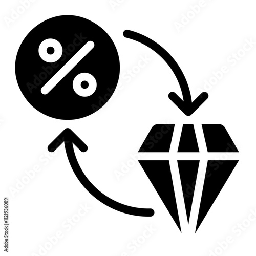 pledge glyph icon